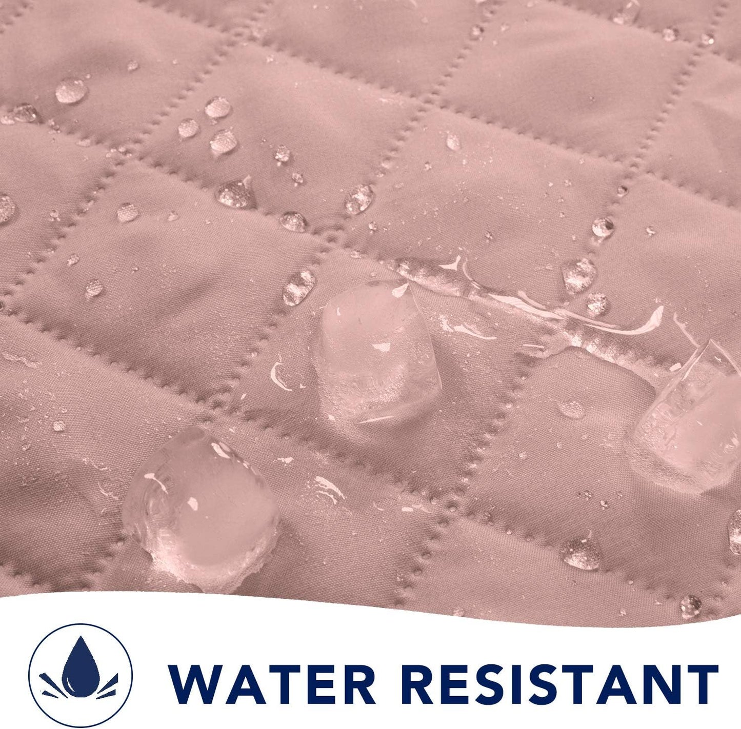 PureFit Reversible Sofa Cover Water Resistant Chair Couch Cover, Machine Washable Furniture Cover with Non-Slip Foam and Adjustable Strap for Dogs, Pets (Chair, Pink/Ivory)