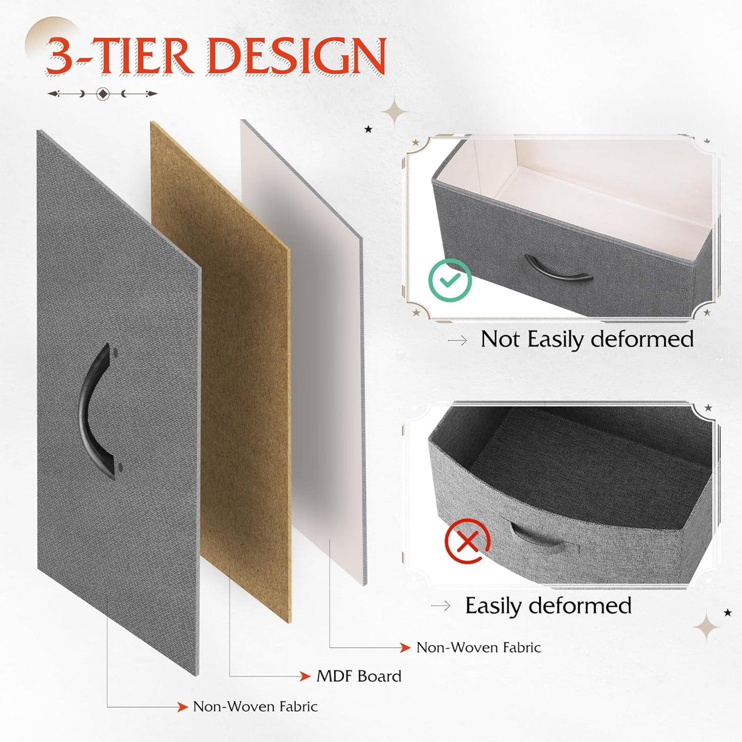 WLIVE Storage Organizer Unit with 12 Fabric Bins, Storage Drawers Organizer with Steel Frame, Tall Storage Tower Organizaton for Living Room, Hallway, Office, Dark Grey