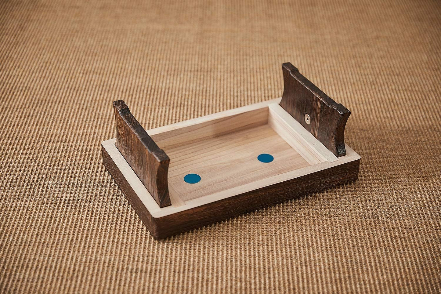 Wood Step Stool, Portable Rectangle Bed Stool, Small Step Ladder for Kitchen & Bathroom, Foot Rest Stool Under Desk, Large Surface, Strong and Durable