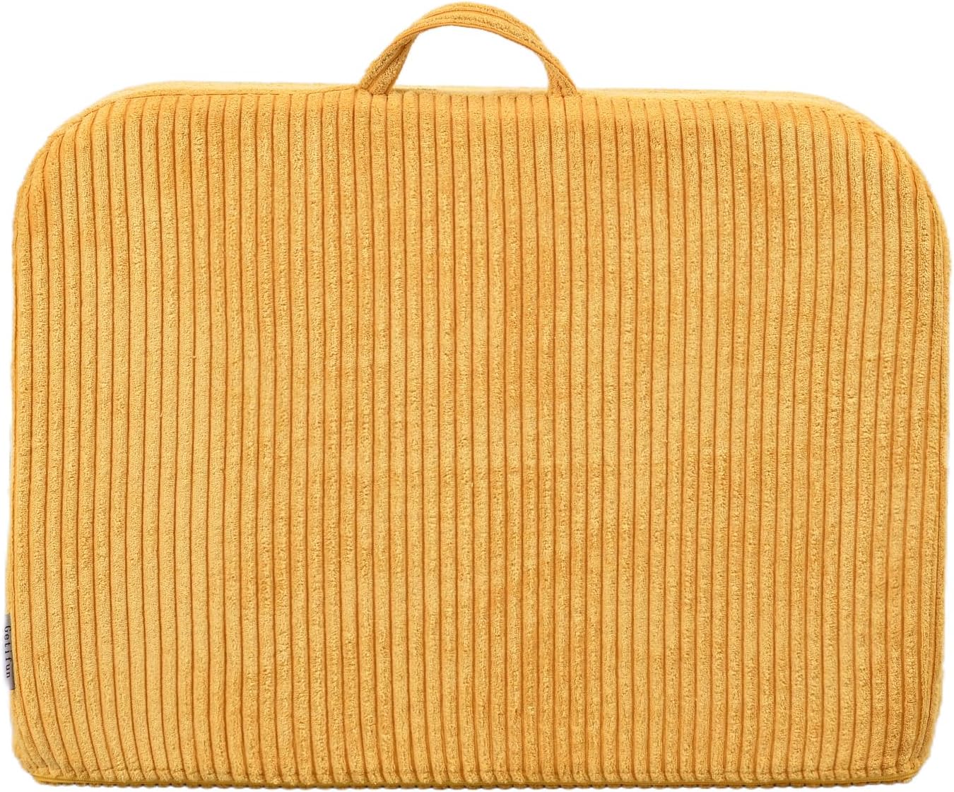 Getifun Kids Sofa, 2-in-1 Comfy Toddler Couch,Soft Sherpa Fold Out Toddler Chair for Boys and Girls (Yellow)