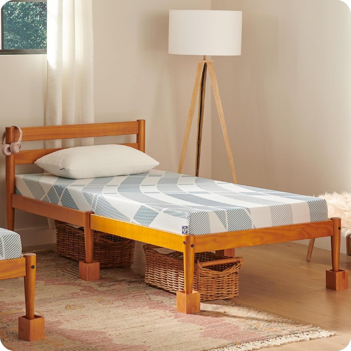 Sealy Dreamlife 6” Foam Mattress-in-a-Box, Twin XL, SealyComfort Gel Memory Foam, Surface-Guard Technology, Breathable Comfort