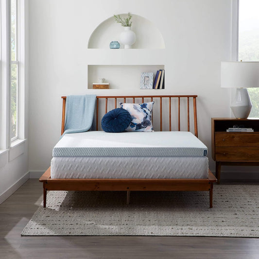 Lucid 3 Inch Bamboo Charcoal Topper and Lucid Zippered Enclosure Mattress Topper Cover, California King