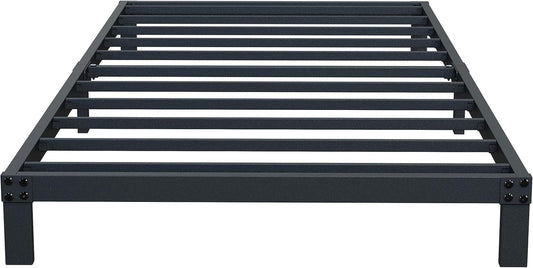 7 Inch Twin Bed Frames No Box Spring Need, Low Profile Metal Platform Twin Size Bed Frame, Heavy Duty Support Bedframes Twin, Easy Assembly