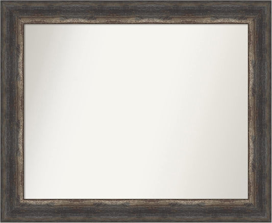 Amanti Art Bronze Bathroom Mirror for Over Sink, 30x36 Ballroom Bronze Rectangle Vanity Mirror, Large Traditional Frame, Hangs Horizonally and Vertically, Bathroom Wall Decor, Non-Beveled Edge