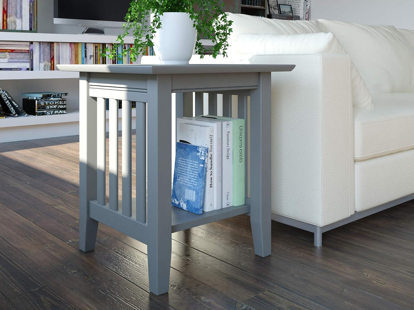 AFI, Mission End Table, Grey