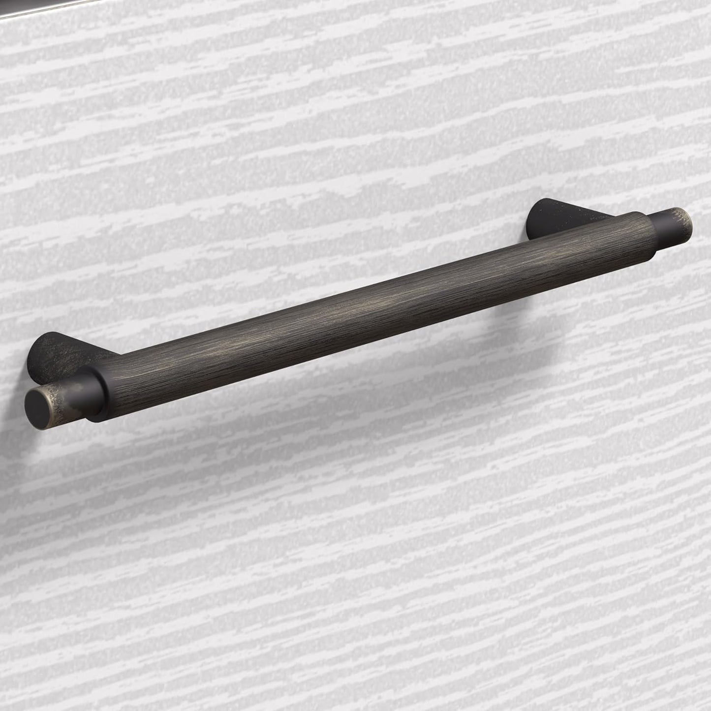 Bush Furniture Key West End Table with Storage in Pure White Oak