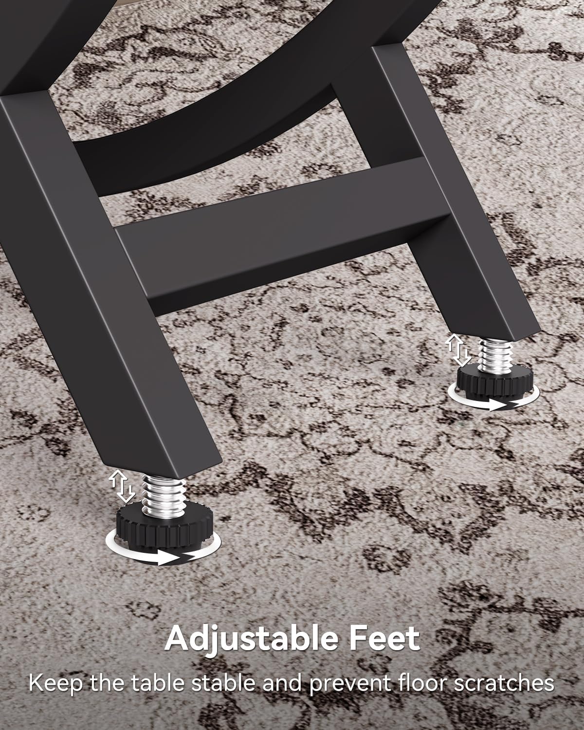 End Table, Narrow Side Table with 4-Tier Large Storage Space, Modern Bedside Table for Living Room, Home Office, Bedroom, Natural