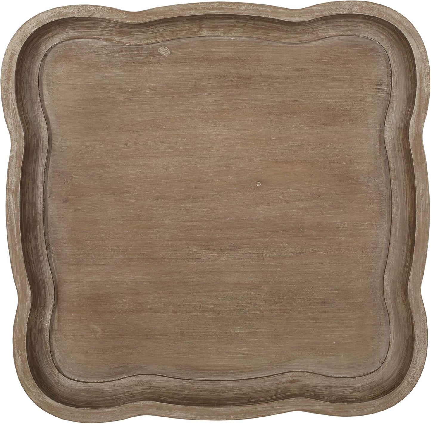 Christopher Knight Home Eudora French Country Accent Table with Square Top, Natural + Distressed White