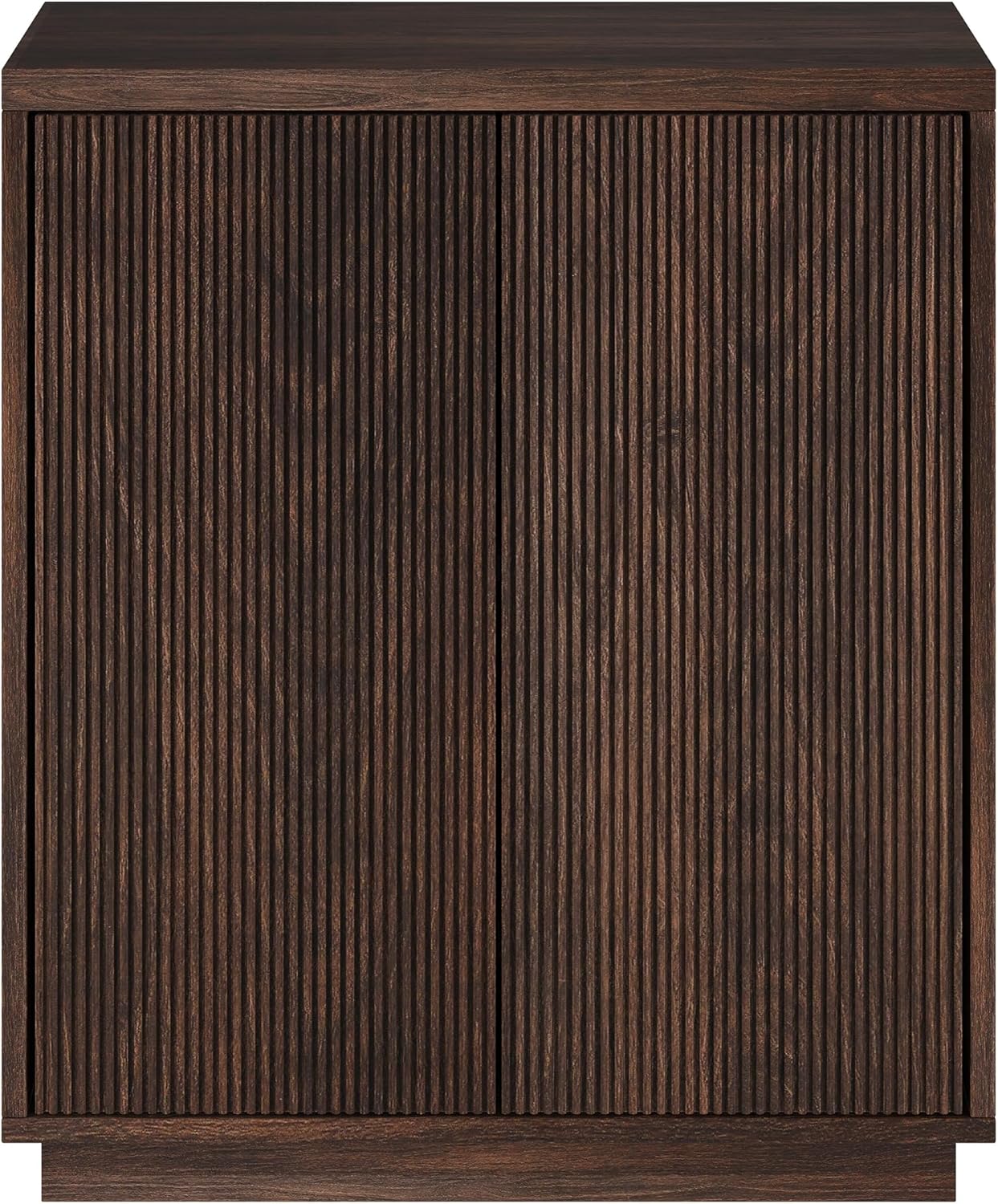 Henn&Hart 28" Wide Rectangular Accent Cabinet in Brown, for Home, Living Room, Bedroom, Entertainment Room, Office