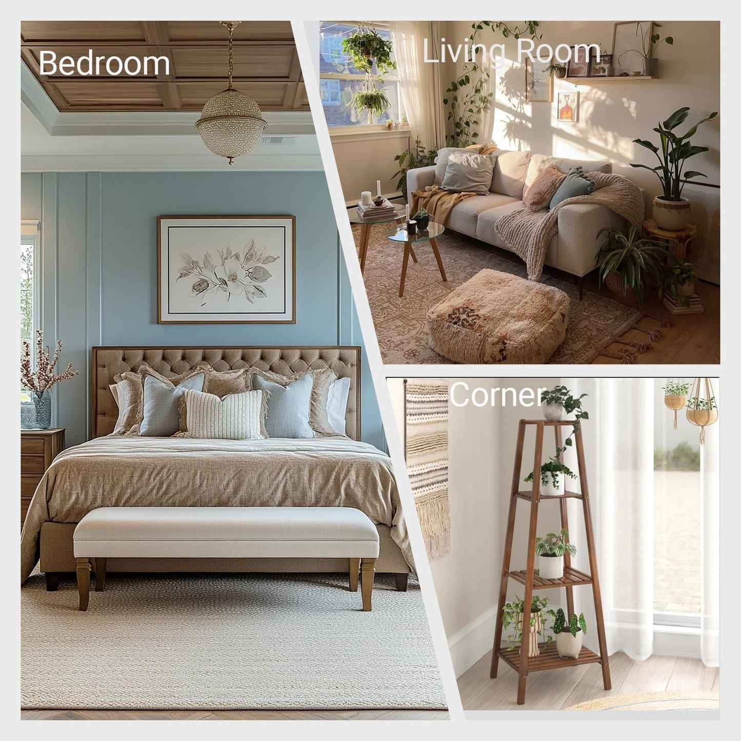 Compact Natural Wood Tree Stump End Table – Small 15.75" H Rustic Accent Table, Lightweight Solid Paulownia, Multi-Purpose Decorative Stool for Small Spaces