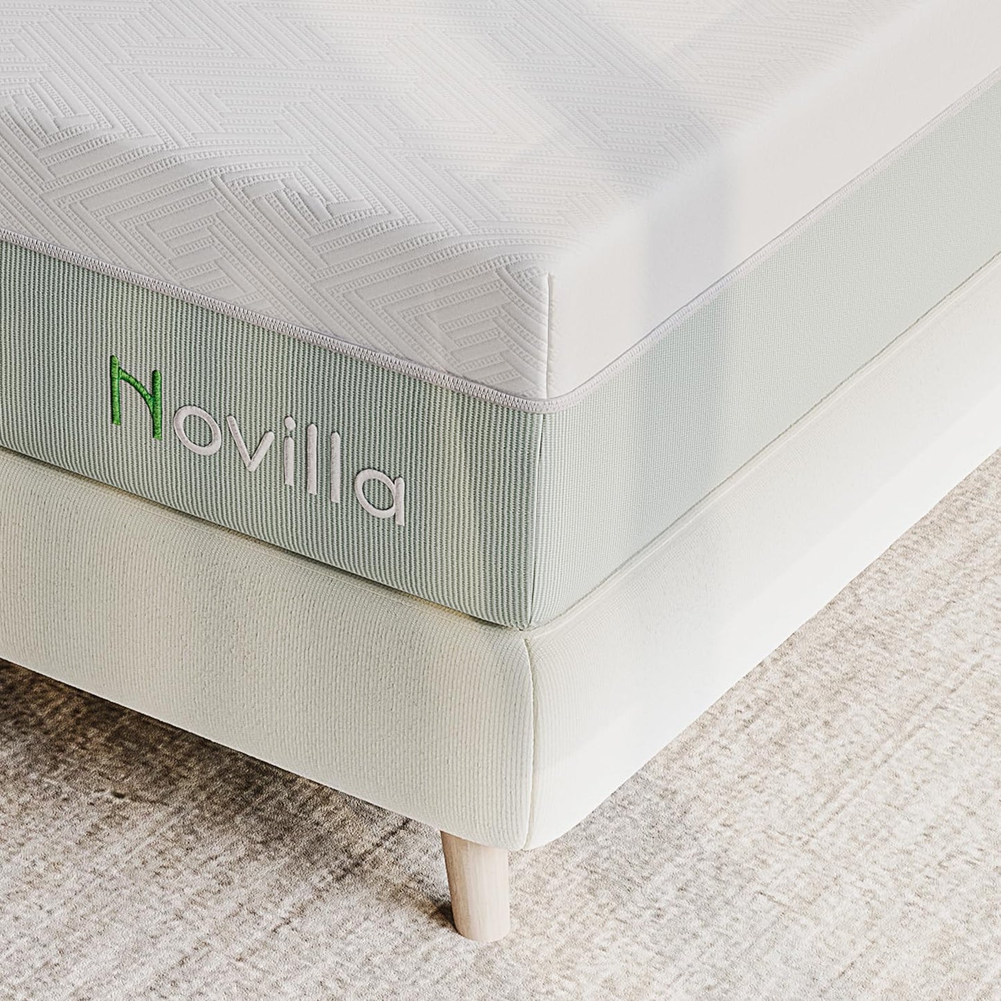 Novilla Queen Mattress,10 Inch Gel Memory Foam Mattress for Suppotive &Pressure Relieving, Medium Firm Feel in a Box,Bliss