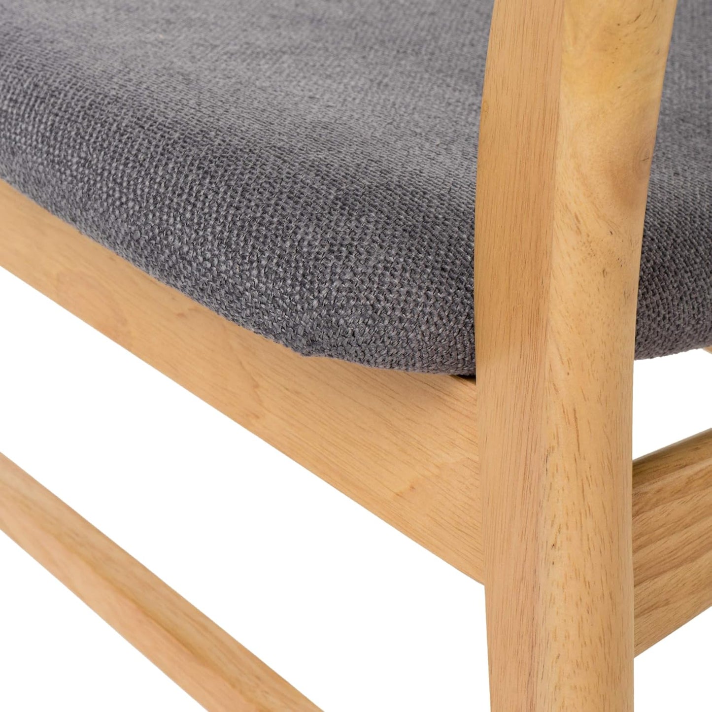 Christopher Knight Home Anthony Mid-Century Modern 7 Piece Dining Set, Dark Gray and Natural Oak