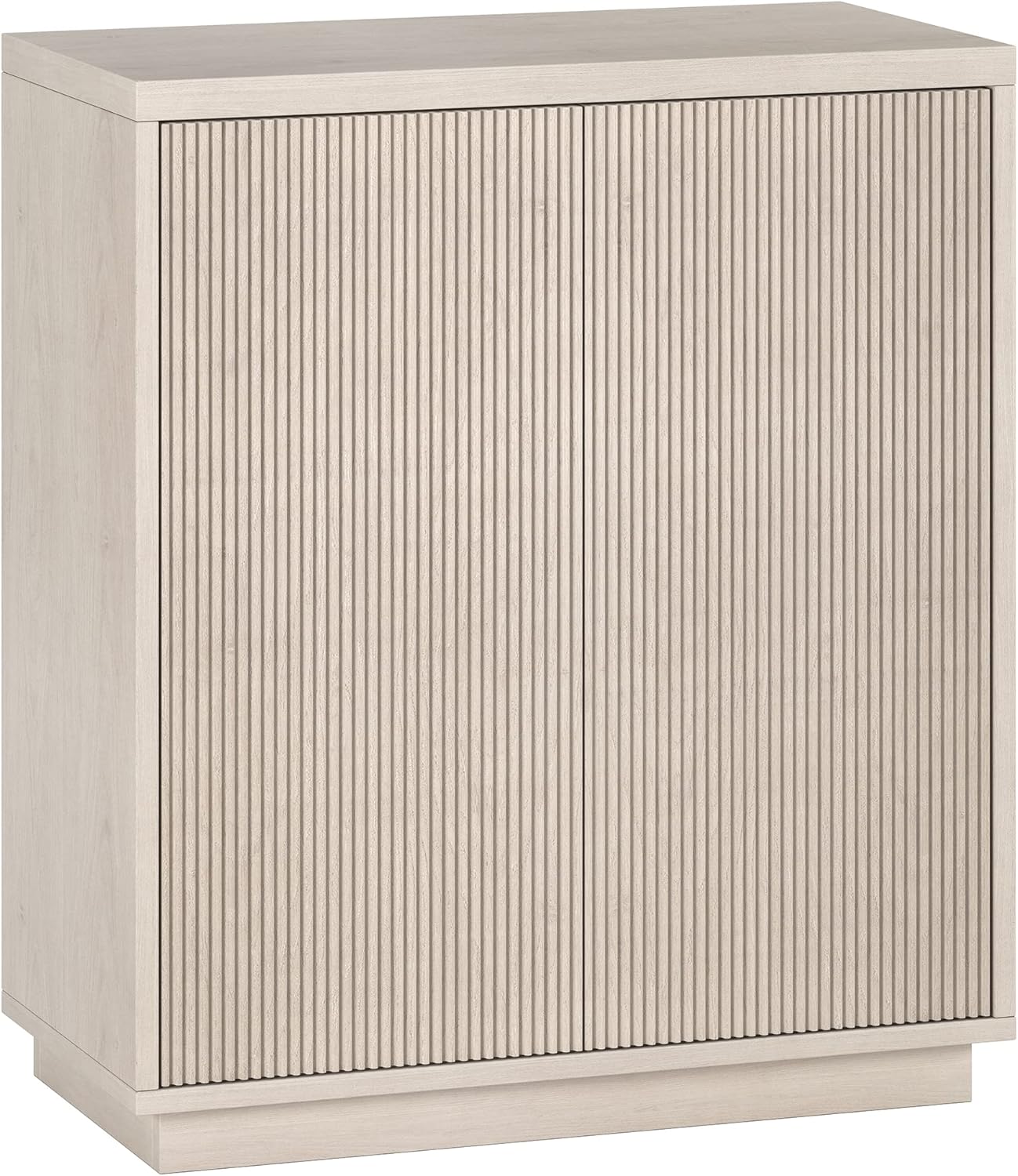Henn&Hart Alston Accent Cabinet, 28" Wide, Alder White
