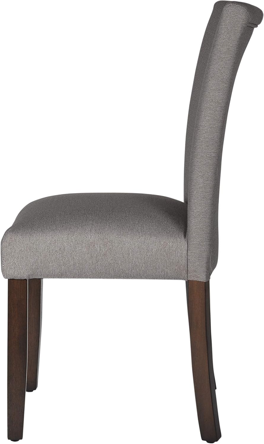 HomePop Parsons Classic Upholstered Accent Dining Chair, Single Pack, Gray