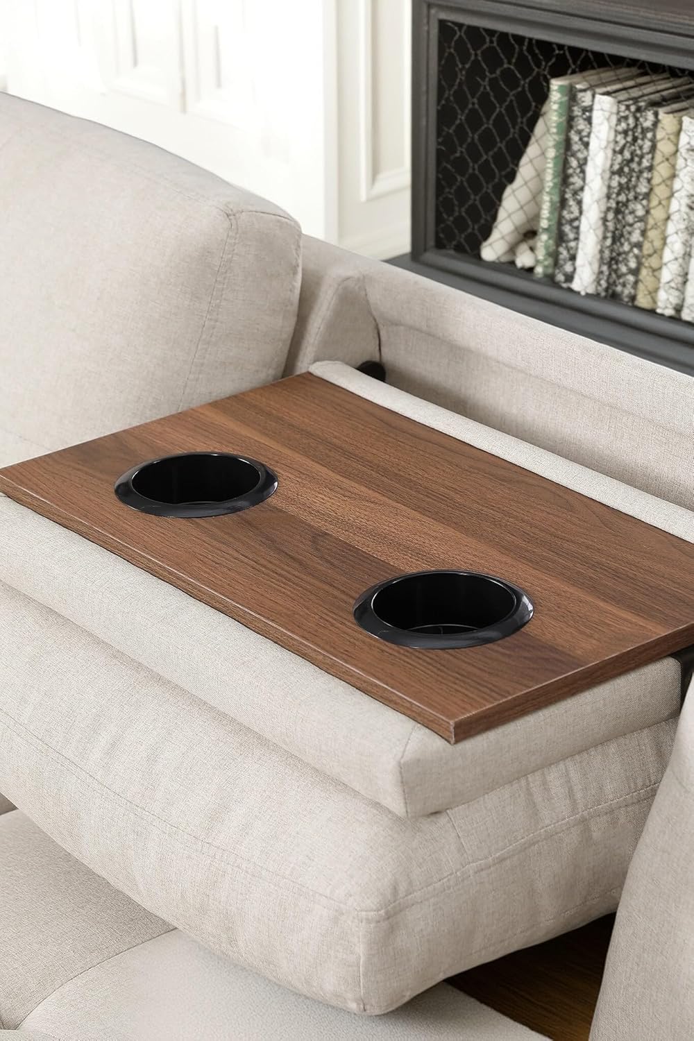 98 Inch L Shaped Sectional Sofa with Chaise Lounge, Storage Ottoman and 2 Pillows, 4-Seaters Linen Upholstered Tufted Couch w/Cupholder & Nailhead Trim for Living Room, Office, Beige