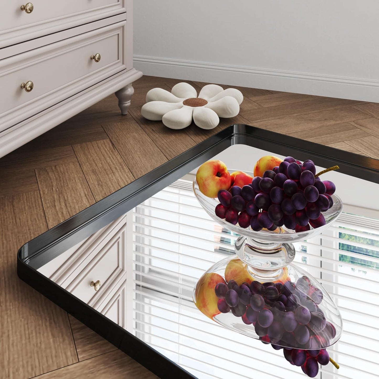 Black Mirror for bathroom30x55 inch,Black Frame Mirror,Bathroom Mirrors for Over Sink,Mirrors for Wall,Restroom Mirrors for Wall