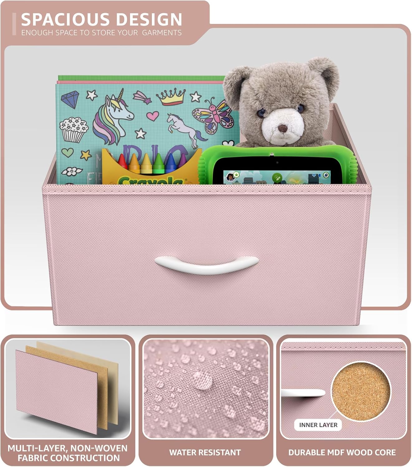 Sorbus Kids Dresser with 9 Drawers - Storage Unit Organizer Chest for Clothes - Bedroom, Kids Room, Nursery, & Closet