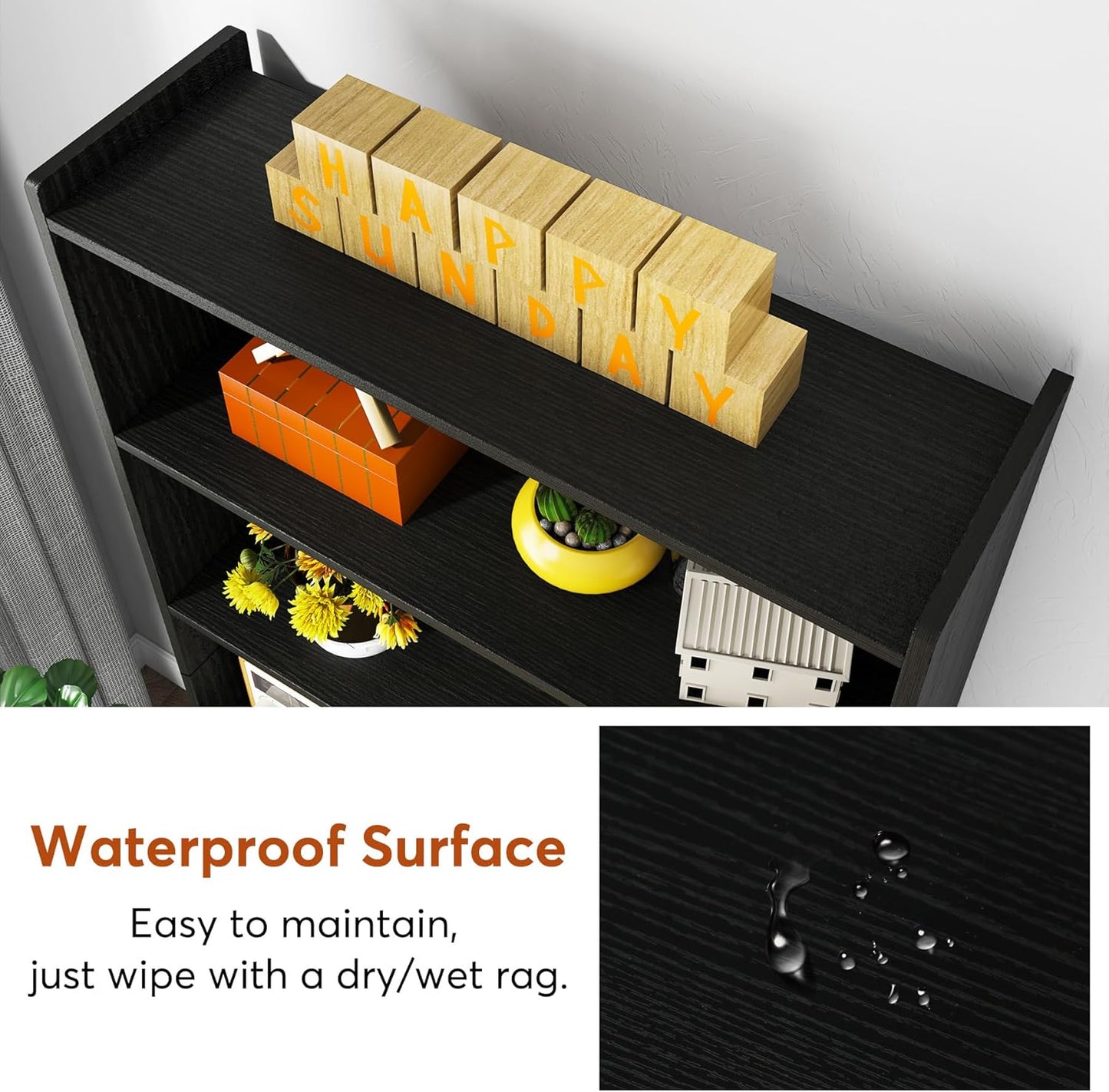 Tribesigns 72-inch Tall Bookcase, Modern 6-Tier White Library Bookshelf with Storage Shelves, Large Open Bookcases Wood Display Shelving Unit for Bedroom Living Room Office