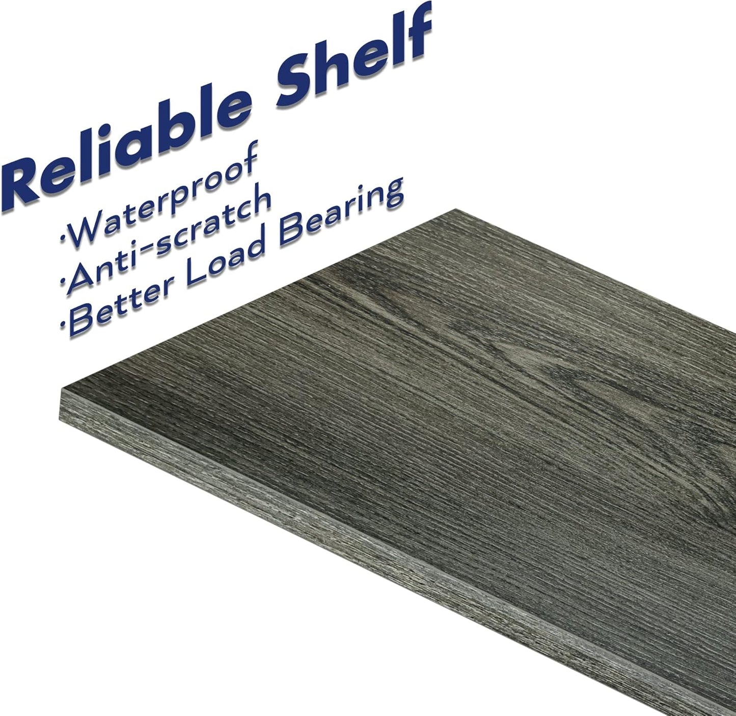 NUMENN 5 Tier Bookshelf, Tall Bookcase Shelf Storage Organizer, Modern Book Shelf for Bedroom, Living Room and Home Office, Dark Grey