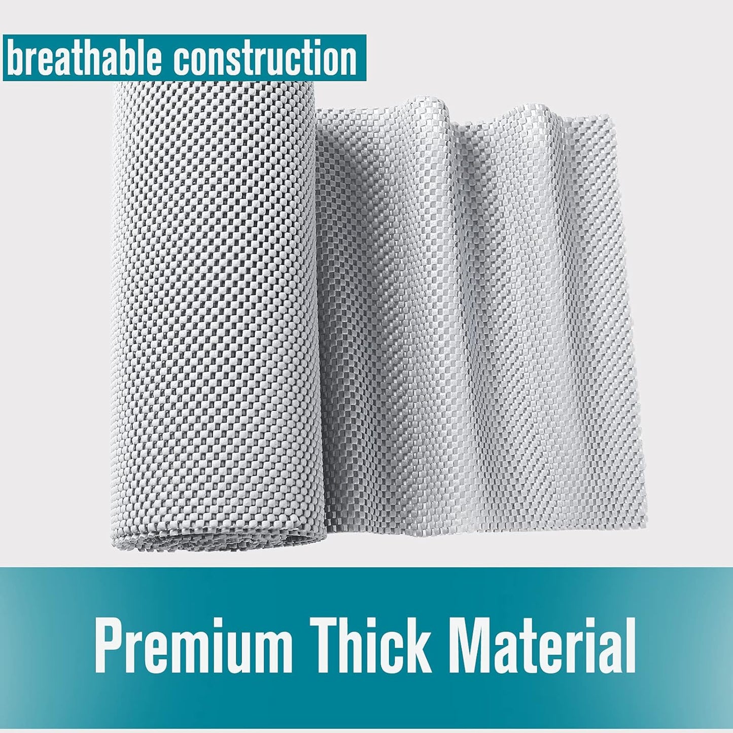 Shelf Drawer Liner Non-Adhesive Non Slip Durable for Drawers, Shelves, Cabinets, Storage, Kitchen