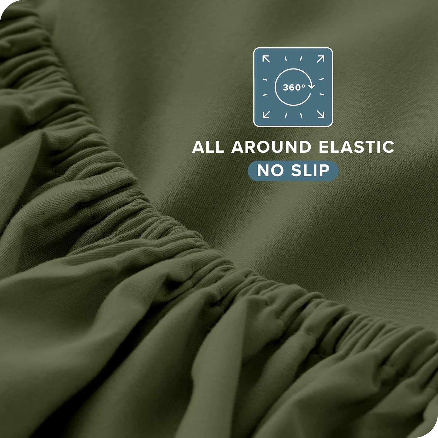 Bare Home Twin Sheet Set - 1800 Ultra-Soft Microfiber Bed Sheets - Double Brushed - Deep Pockets - Easy Fit - Extra Soft - 3 Piece Set - Bedding Sheets & Pillowcases (Twin, Cypress)