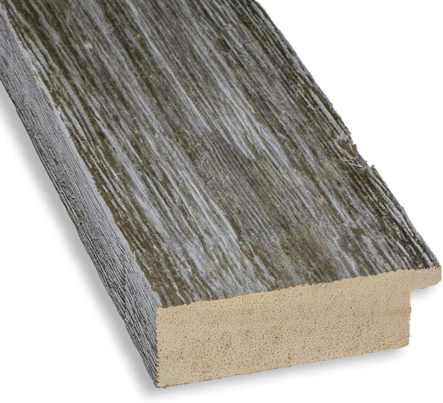 Amanti Art Grey Wall Mirror 35x45 Fencepost Grey Narrow Rectangle Bathroom Mirror for Wall Decor Living Room, X-Large Country Rustic Wood Frame, Hangs Horizonally and Vertically, Bathroom Decor,