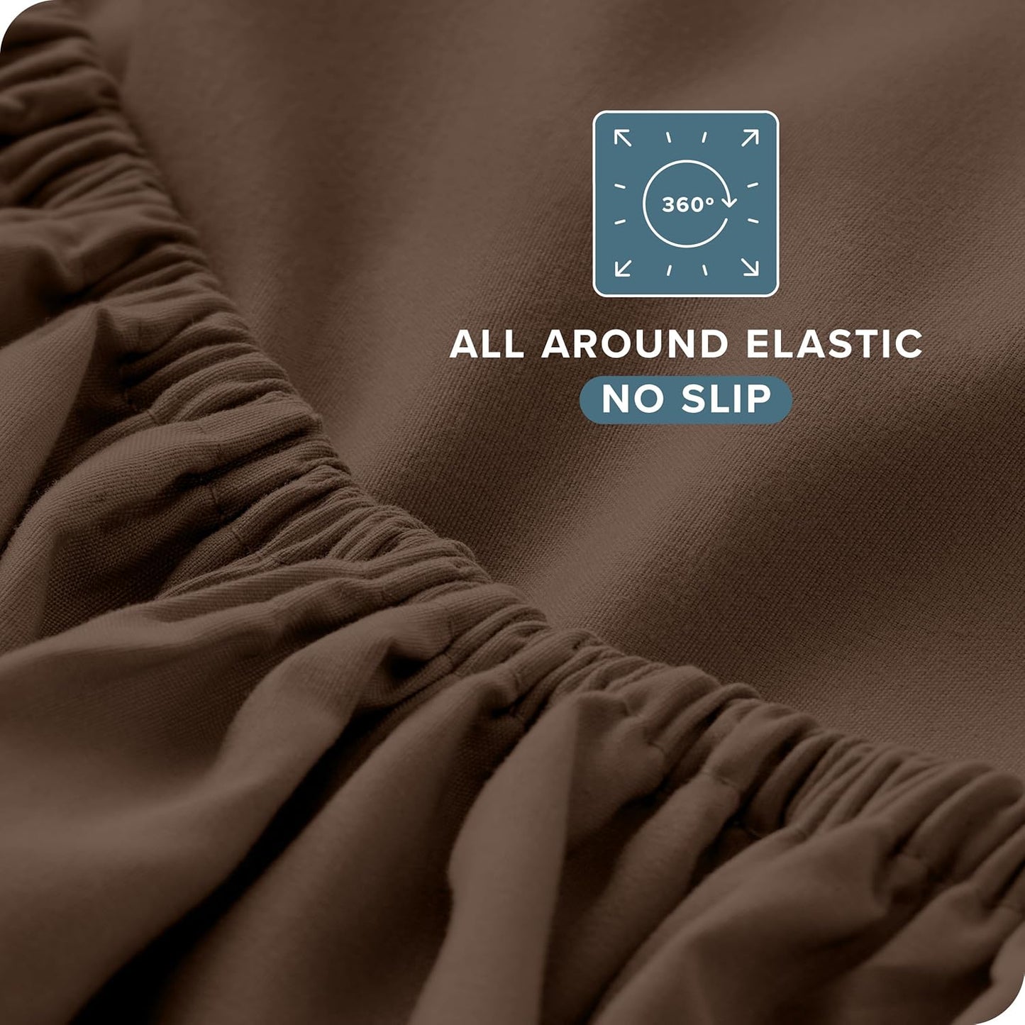 Bare Home Twin Sheet Set - 1800 Ultra-Soft Microfiber Bed Sheets - Double Brushed - Deep Pockets - Easy Fit - Extra Soft - 3 Piece Set - Bedding Sheets & Pillowcases (Twin, Cocoa)