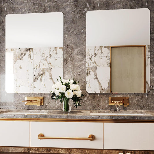 Frameless Bathroom Mirror 30x40,Bathroom Mirrors for Vanity,Mirror Bathroom,espejos para baños,Bathroom Mirrors for Over Sink