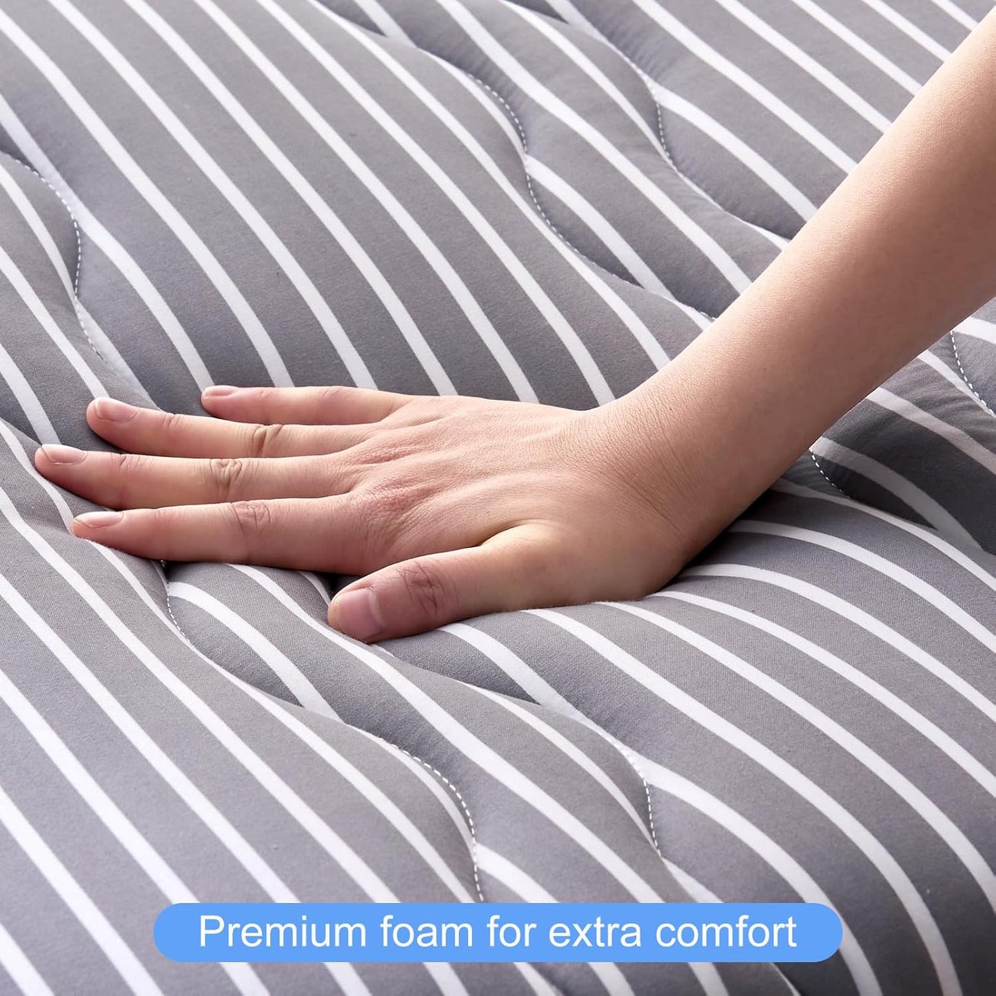 Premium Foam Japanese Floor Mattress Futon Mattress,100% High Density Comfortable Foam,Thicken Tatami Mat Sleeping Pad,Portable Kids Adults Sleeping Mats for Guest Room, Dormitory