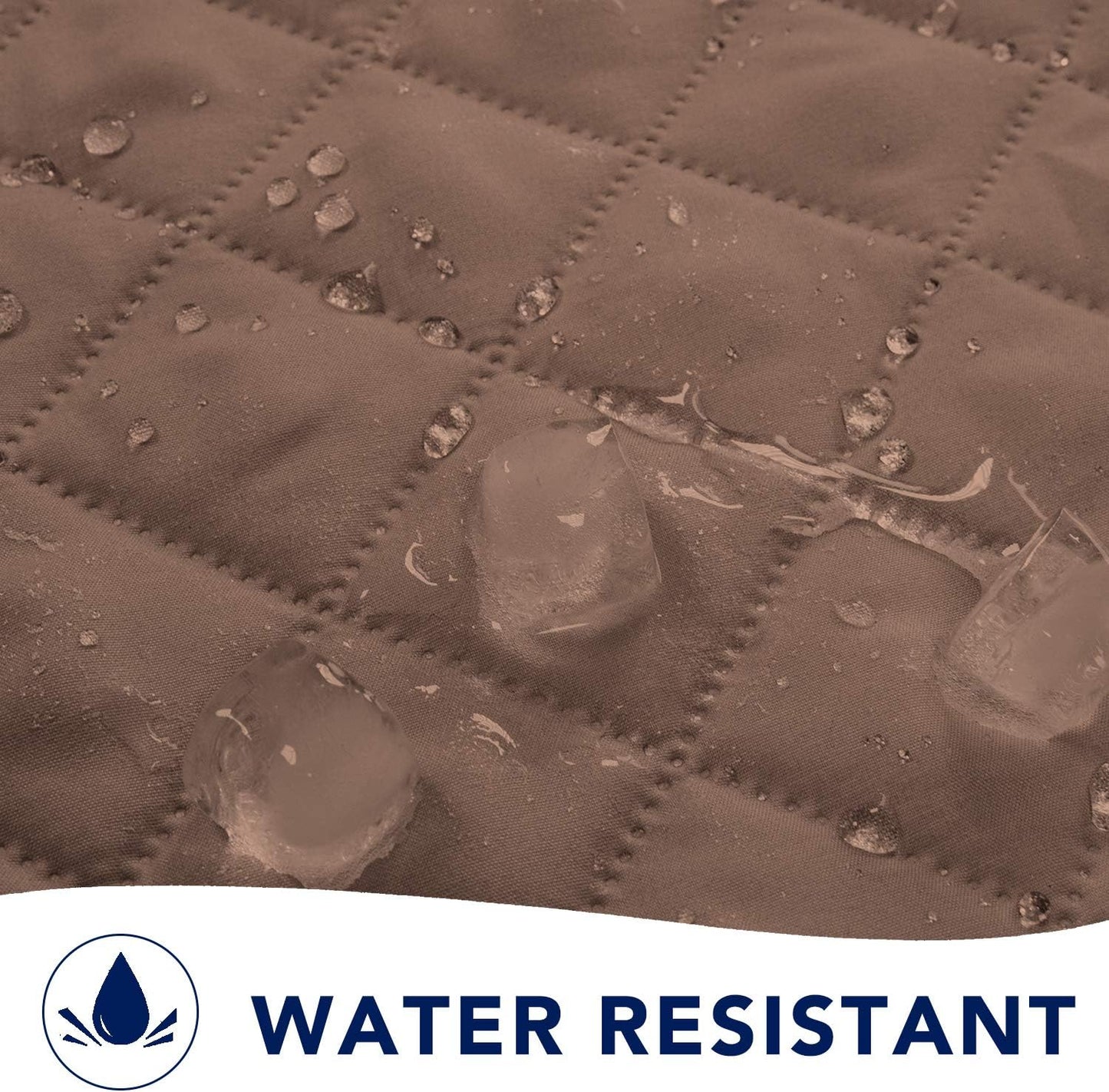 PureFit Reversible Sofa Cover Water Resistant Recliner Couch Cover, Machine Washable Furniture Cover with Adjustable Strap for Dogs, Pets (Recliner, Brown/Beige)