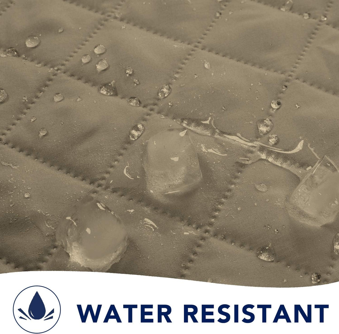 PureFit Reversible Sofa Cover Water Resistant Chair Couch Cover, Machine Washable Furniture Cover with Non-Slip Foam and Adjustable Strap for Dogs, Pets (Chair, Beige/Ivory)