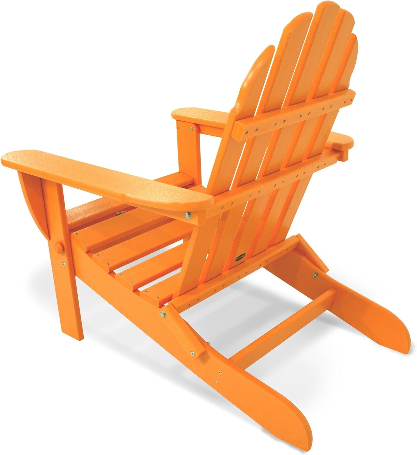 POLYWOOD AD5030TA Classic Folding Adirondack, Tangerine