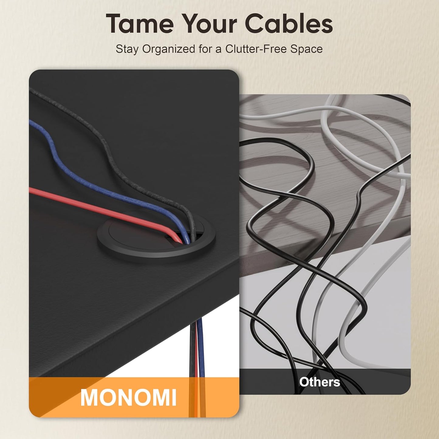 Monomi Electric Standing Desk, 79 x 31.5 inches Height Adjustable, Ergonomic Home Office Sit Stand Up Desk with Memory Preset Controller (Black Top/Black Frame)