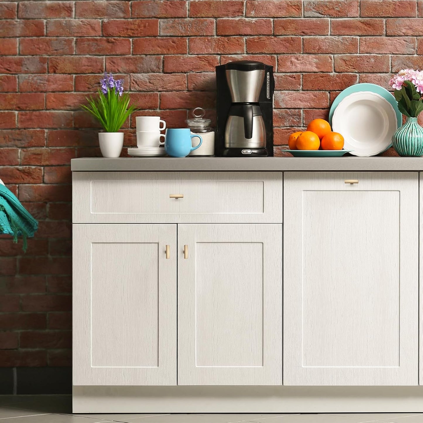 5 Pack Cabinet Handles Single Hole - Curved Cabinet Knobs Champagne Bronze Drawer Pulls for Kitchen Cupboard Solid Pulls for Dresser Drawer Arch Closet Hardware