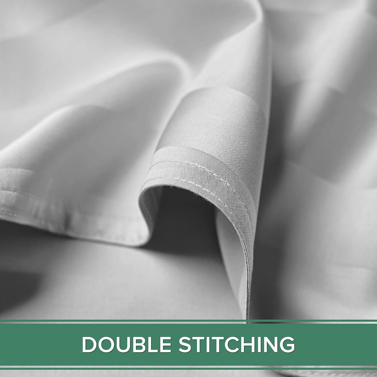 Split King Sheets by Pure Bamboo, Genuine 100% Organic Viscose Derived from Bamboo Bed Sheet Set, Soft & Cooling, Double Stitching *Not for Split Top (Split King, Jacquard White)