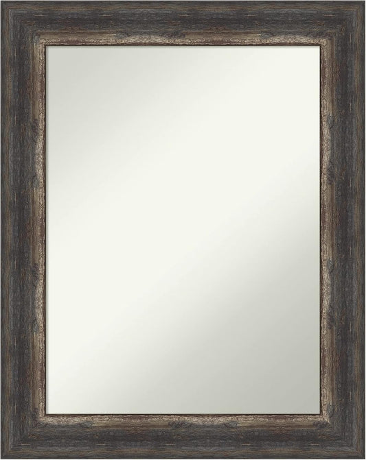 Amanti Art Bronze Bathroom Mirror for Over Sink, 32x26 Ballroom Bronze Rectangle Vanity Mirror, Medium Traditional Frame, Hangs Horizonally and Vertically, Bathroom Wall Decor, Non-Beveled Edge