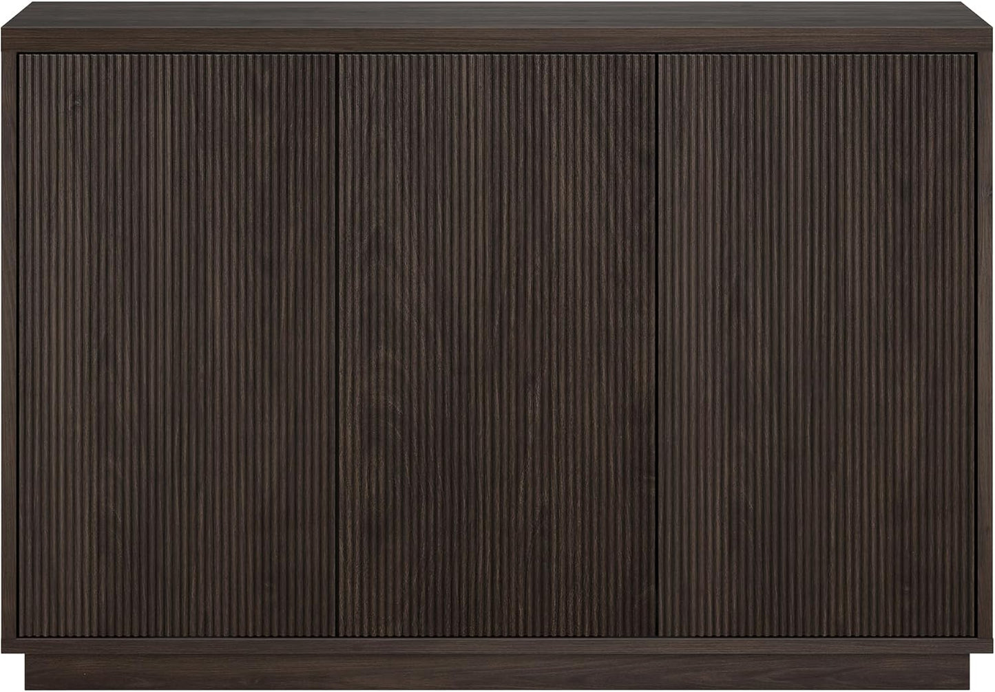 Henn&Hart 48" Wide Rectangular Buffet Table in Warm Brown, for Home, Living Room, Bedroom, Entertainment Room, Office