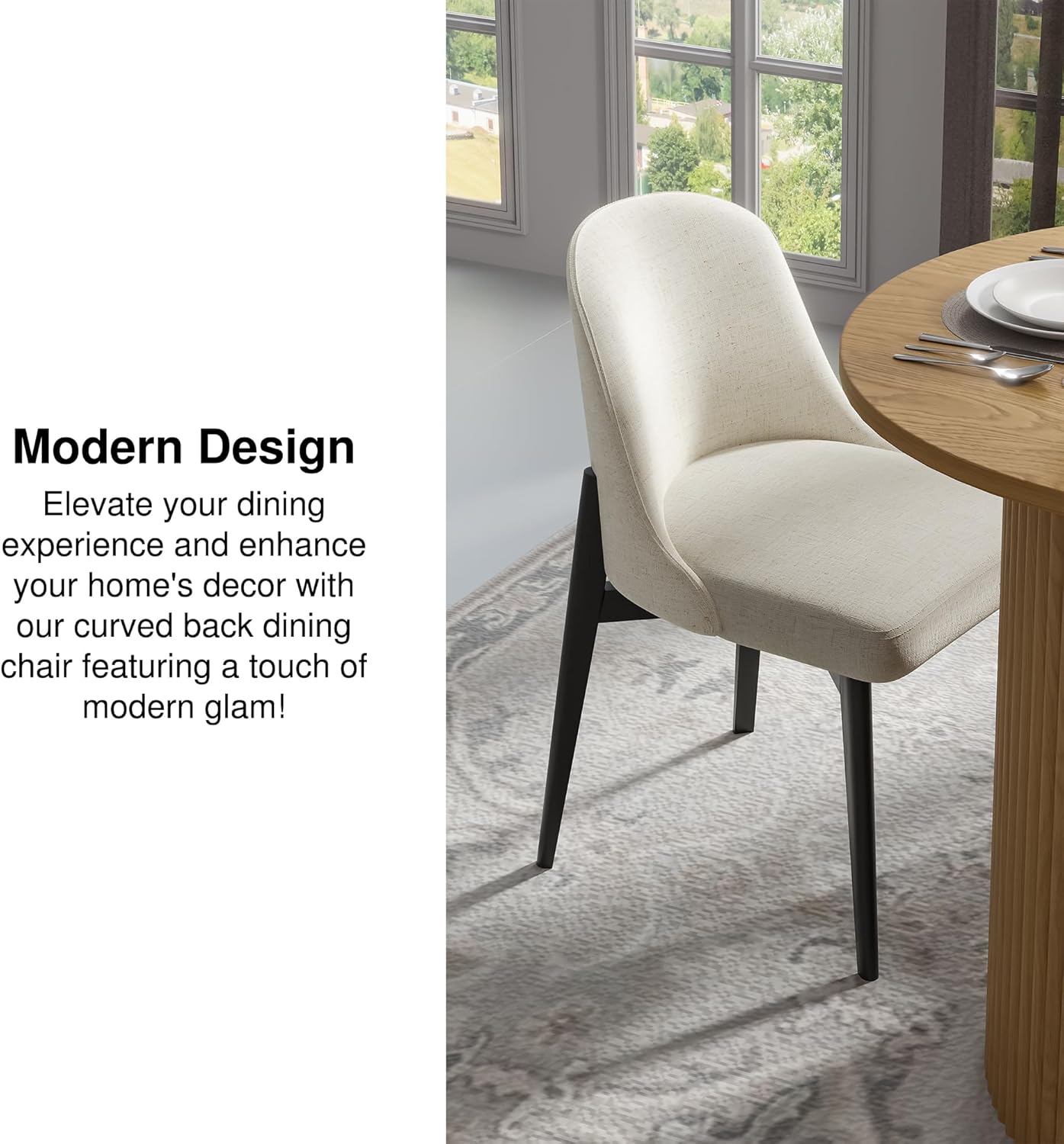 Casaphoria Wood Kitchen Table Set with 2 Chairs, 67" Dining Kitchen Table & Chairs Set for 4-6, Modern Farmhouse Oval Dining Table for Living Room, Easy Assembly, Black