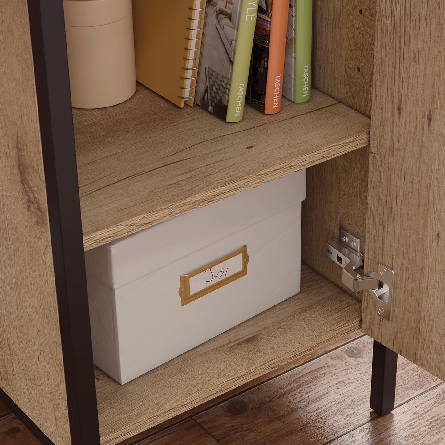 Sauder Market Commons Desk, Prime Oak Finish