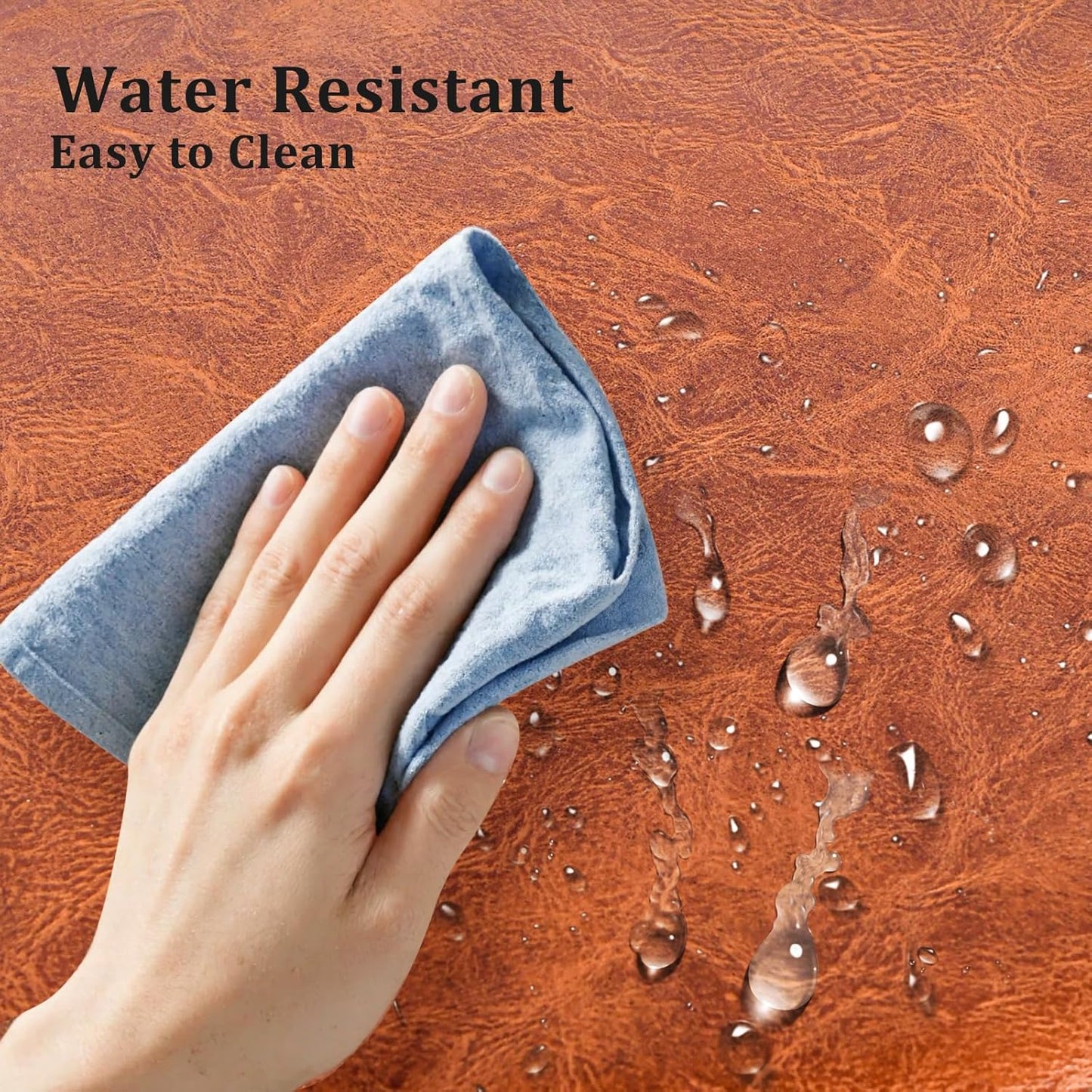 LOKKHAN Industrial Bar Stools-Swivel Leather Metal Bar Stool-20-27 Inch Tall Counter Height-Adjustable Kitchen Stool Dining Chair Cafe Stools (Set of 2)