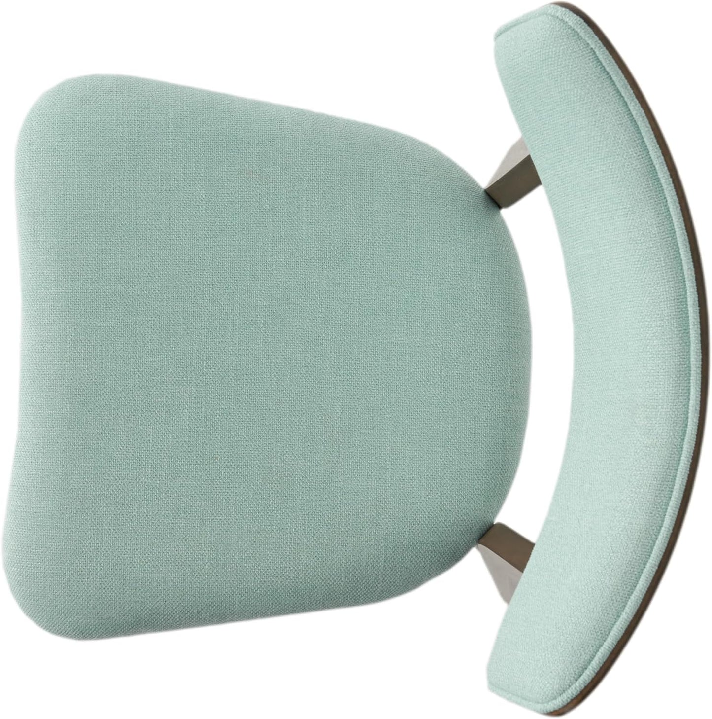 Christopher Knight Home Warren Mid-Century Modern 7 Piece Dining Set with A-Frame Table, Mint and Walnut