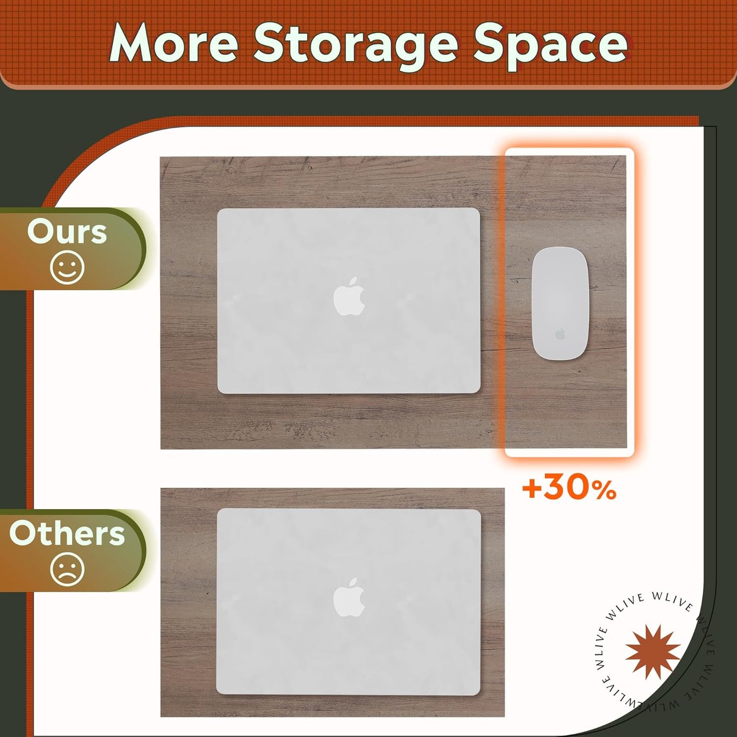 WLIVE C-Shaped End Table, Small Side Tables for Sofa, Wide Couch Table That Slide Under, Laptop Snack Table for Living Room, Bedroom, Home Office, Grey