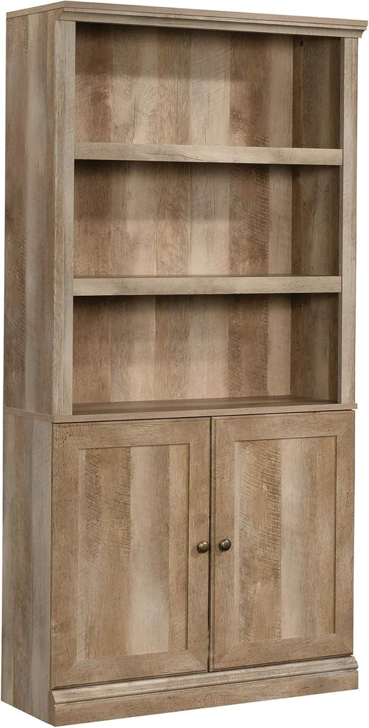 Sauder Anda Norr Display Cabinet/ Pantry cabinets, Lintel Oak finish