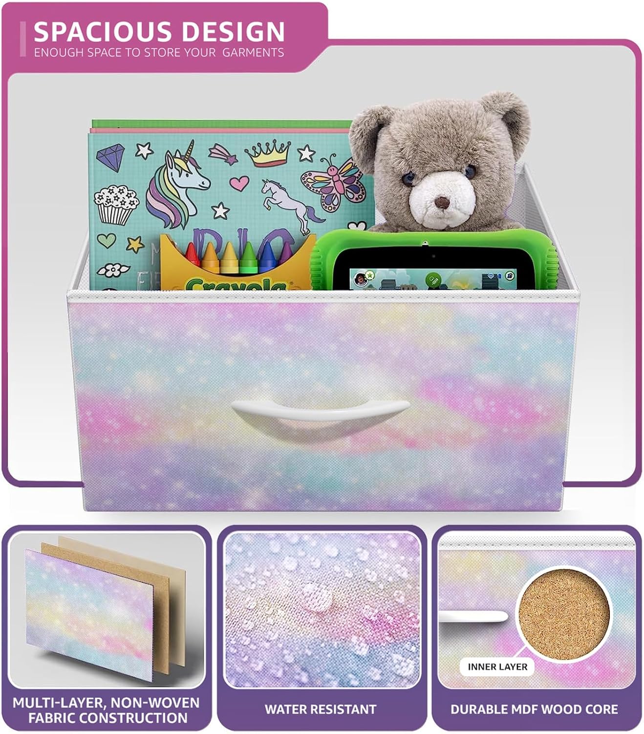 Sorbus Kids Dresser with 9 Drawers - Storage Unit Organizer Chest for Clothes - Bedroom, Kids Room, Nursery, & Closet