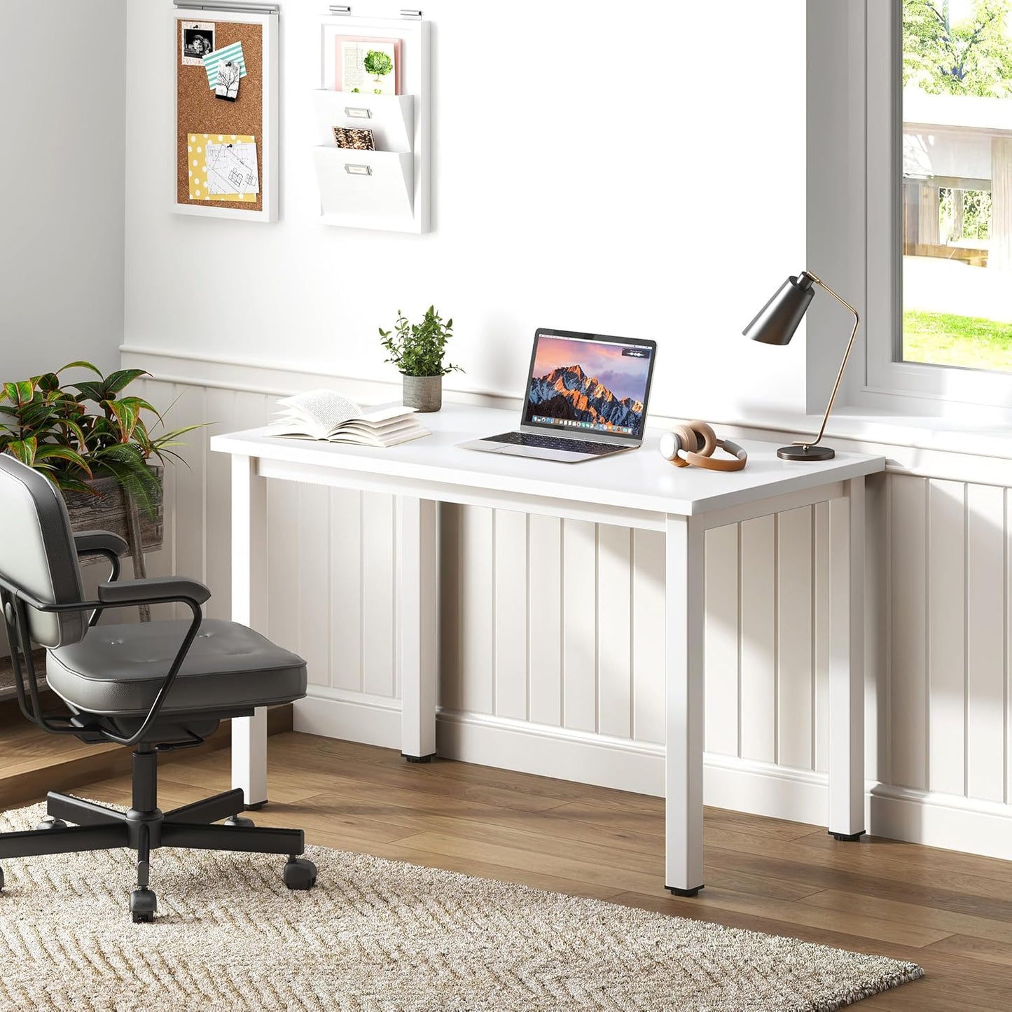 Need Computer Desk - 31.5 Inch Office Writing Work Study Kids Student Teacher Home Bedroom Table for Small Space, White