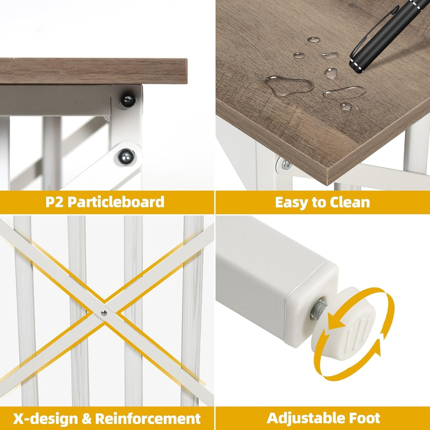 DWVO 3-Piece Kitchen Table with 2 Bench 47.2 Inch Dining Table Set for 4 People Bench Dining Table Set Industrial Rectangular Dining Room Table Set with Storage for Kitchen Dining Room Grey