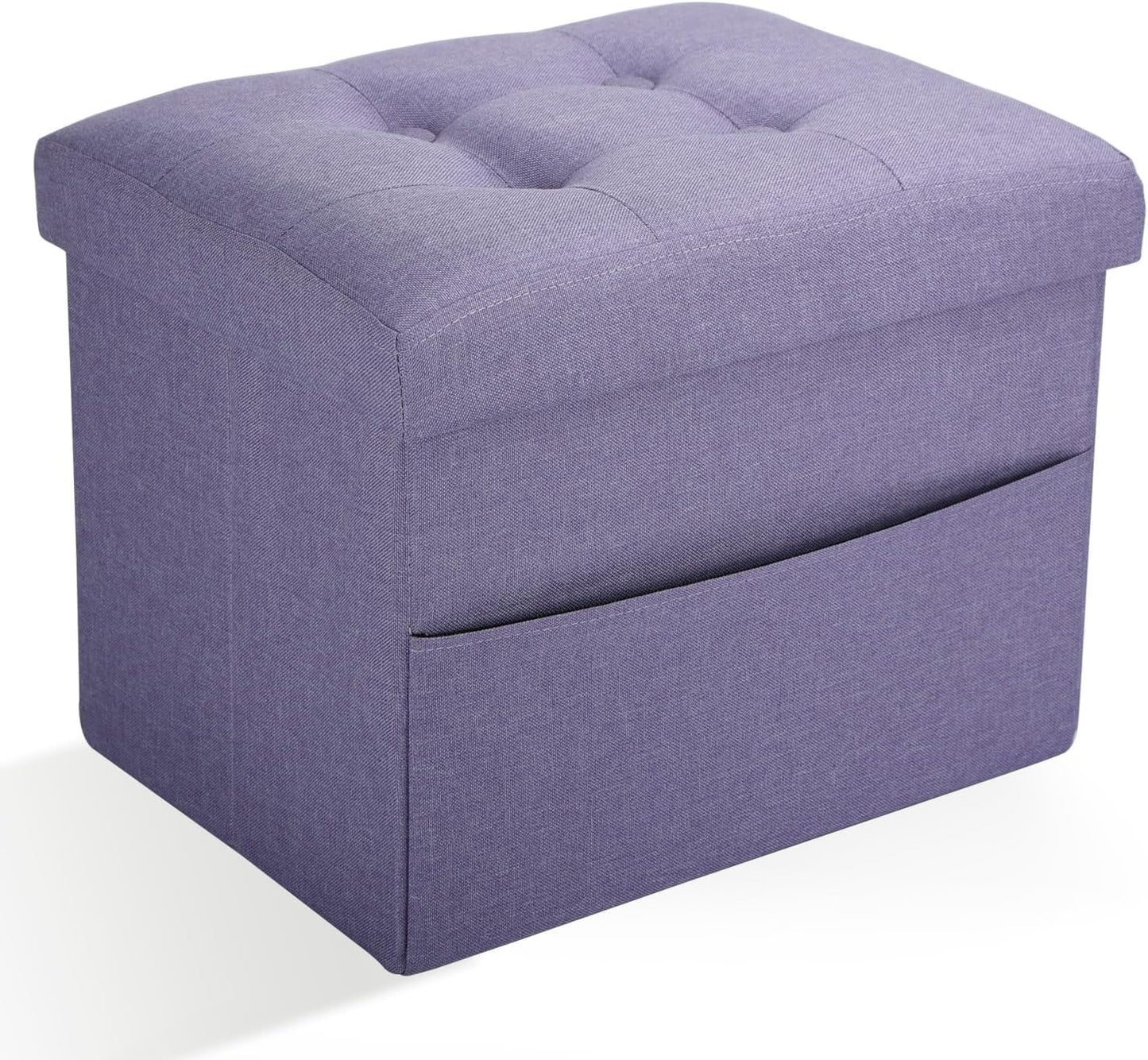 Ottoman Storage Ottoman Foot Rest Stool Foldable Bench with Storage Student Dormitory Bedroom and Entryway 17 X 13 X 13