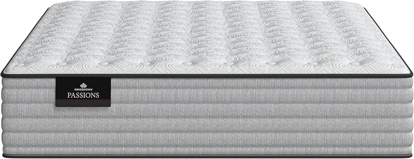 Kingsdown Passions Aspiration 14" Firm Hybrid Mattress, California King, Tan
