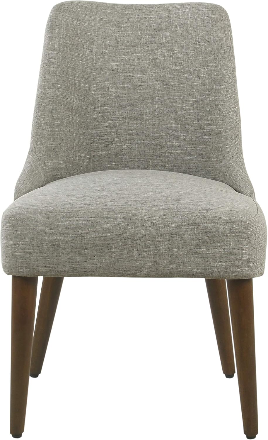 HomePop Home Decor | Upholstered Hemet Gayle Side Dining Chair | Decorative Home Furniture, Woven Gray (Single Pack)
