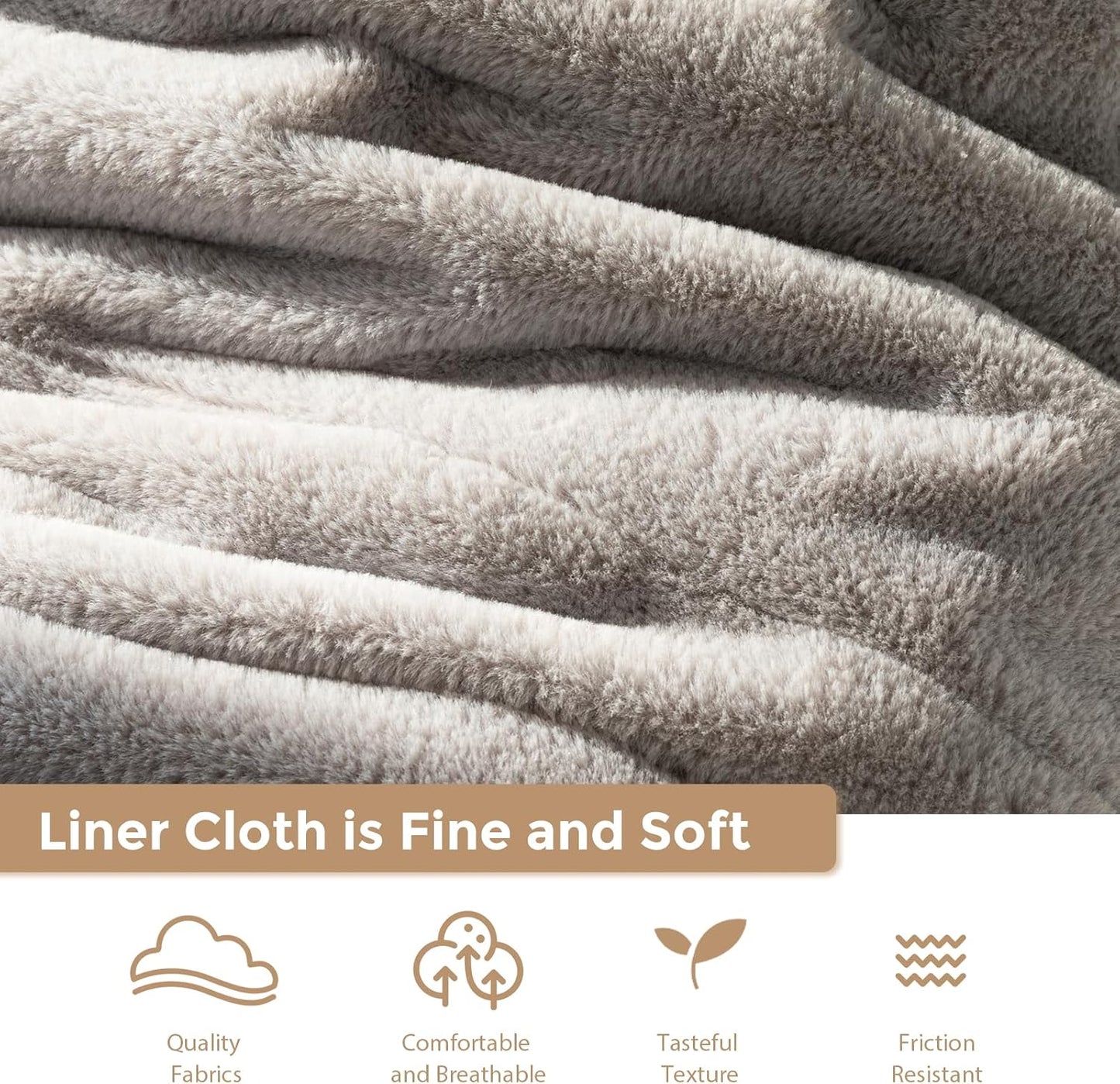 BYBYME 3 in 1 Bean Bag Chair, Convertible Chair Folds from Bean Bag to Lounger, High-Density Foam Filling, Faux Fur Big Sofa Bed, Giant Bean Bag Chair Bed for Adults